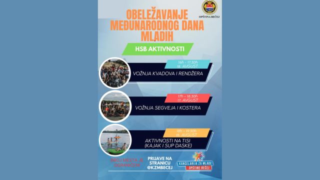 Најава активности на Тиси у организацији Канцјларије за младе општине Бечеј