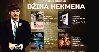 Gradsko pozorište Bečej: Ciklus filmova Džina Hekmana od 4. do 7. avgusta u bašti Pozorišnog kluba